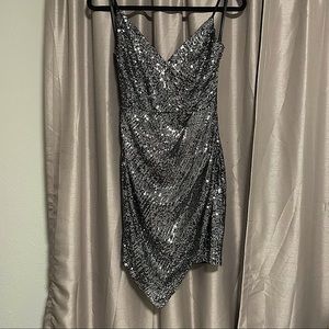 Windsor silver sequin dress